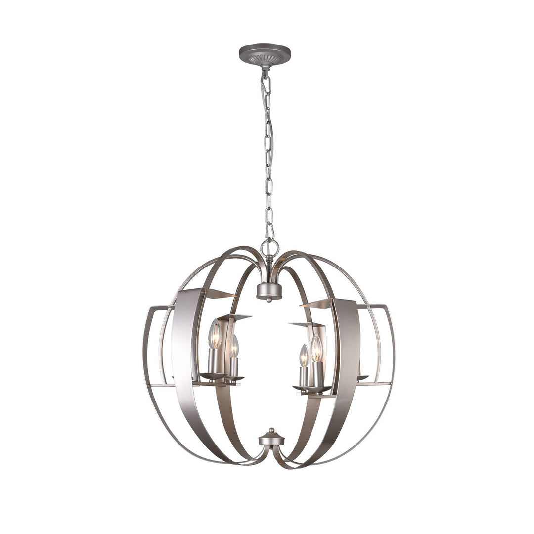 CWI Verbena 9950p26-6-221 Chandelier Light - Pewter