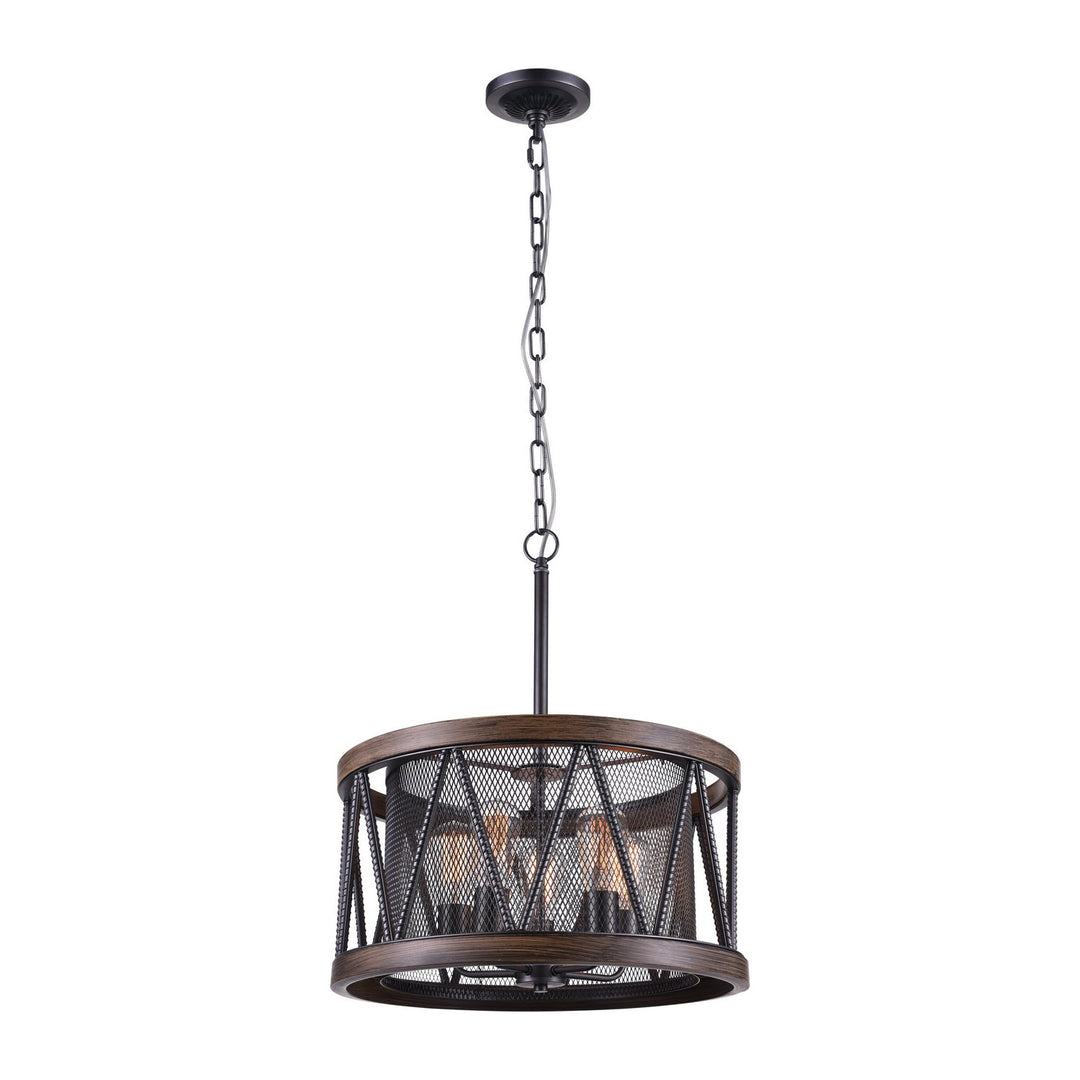 CWI Parsh 9954p20-5-101 Chandelier Light - Pewter