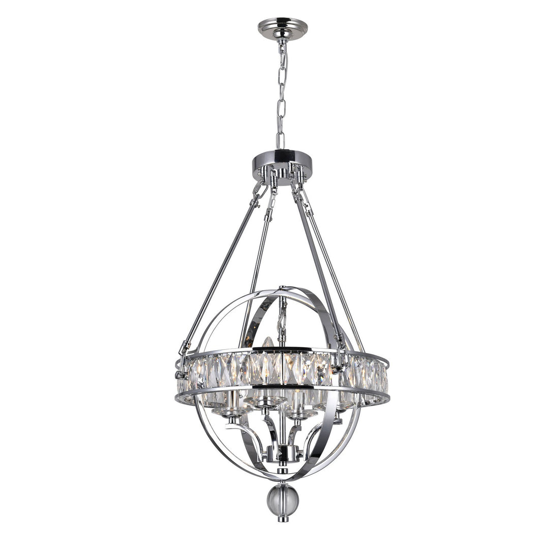 CWI Arkansas 9957p16-4-601 Chandelier Light - Chrome