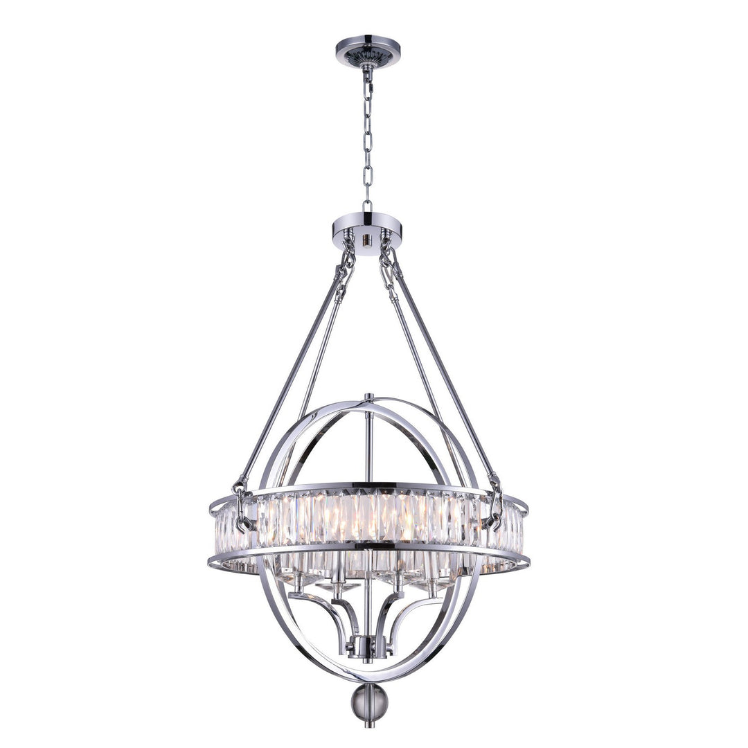 CWI Arkansas 9957p20-4-601 Chandelier Light - Chrome