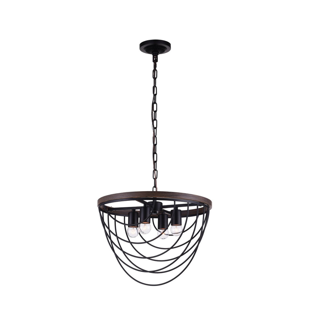 CWI Gala 9962p17-4-101 Pendant Light - Black