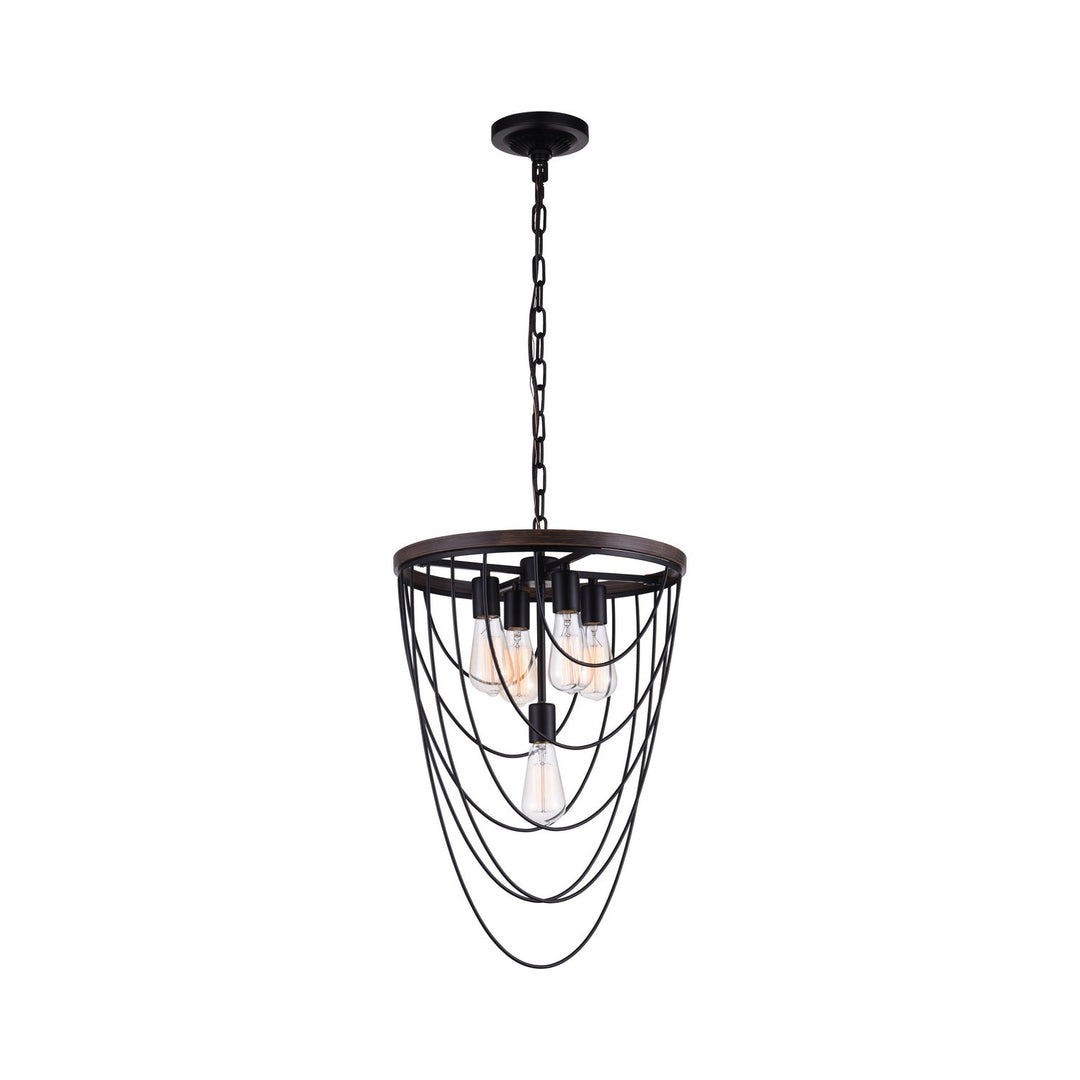 CWI Gala 9962p17-5-101 Chandelier Light - Black