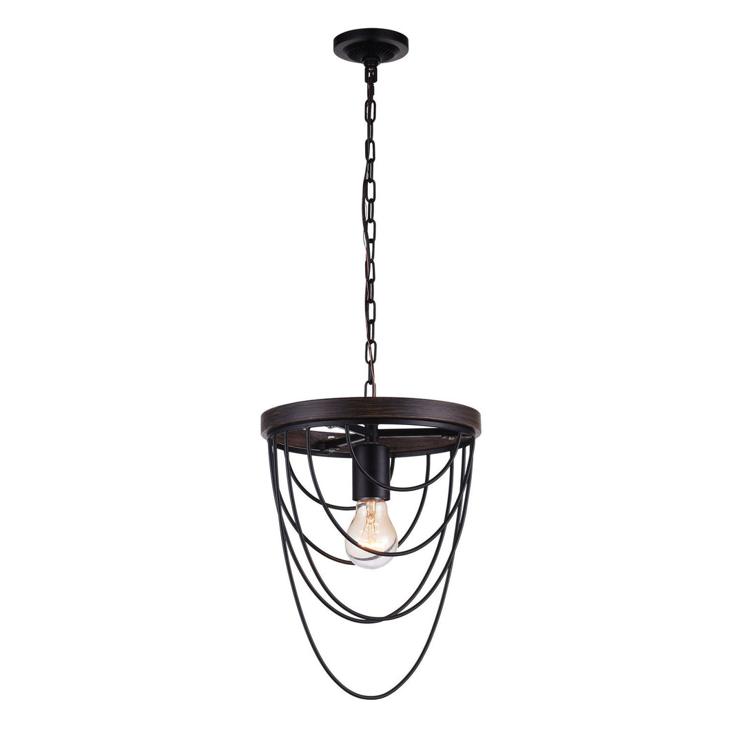 CWI Gala 9962p9-1-101 Chandelier Light - Black