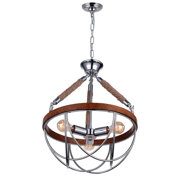 CWI Parana 9965p18-3-601 Chandelier Light - Chrome