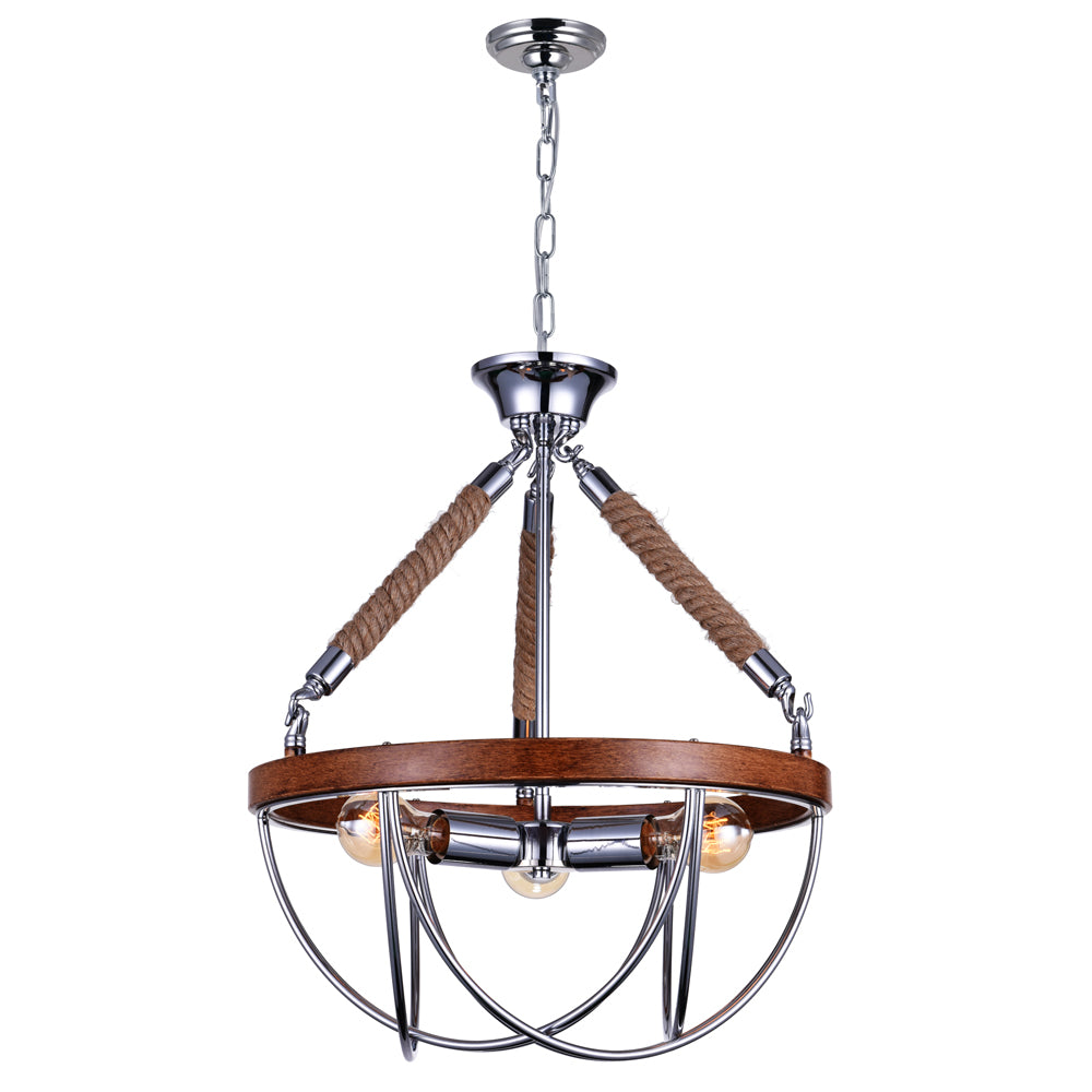 CWI Parana 9965p18-3-601 Chandelier Light - Chrome