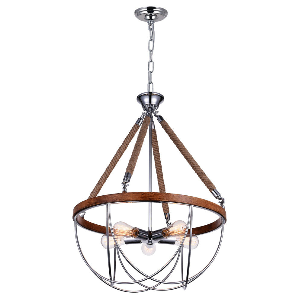 CWI Parana 9965p24-5-601 Chandelier Light - Chrome