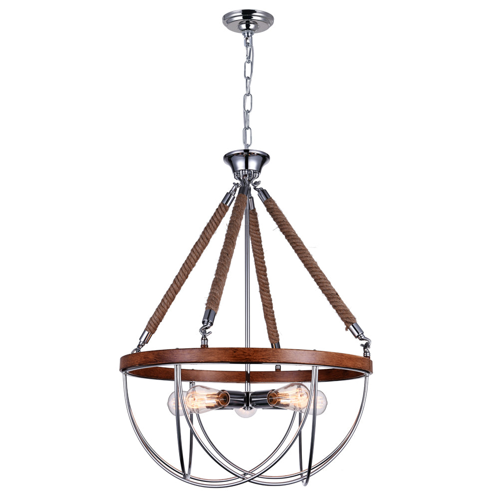 CWI Parana 9965p24-5-601 Chandelier Light - Chrome