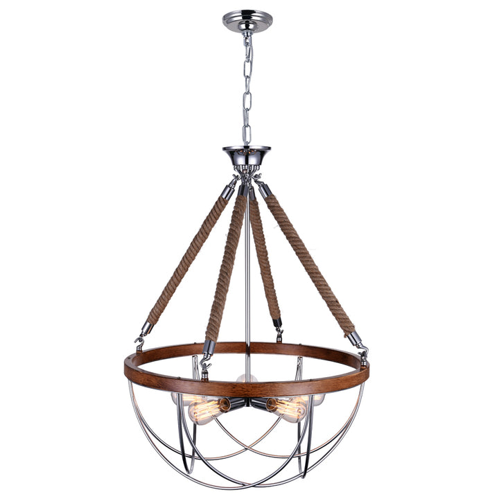 CWI Parana 9965p24-5-601 Chandelier Light - Chrome