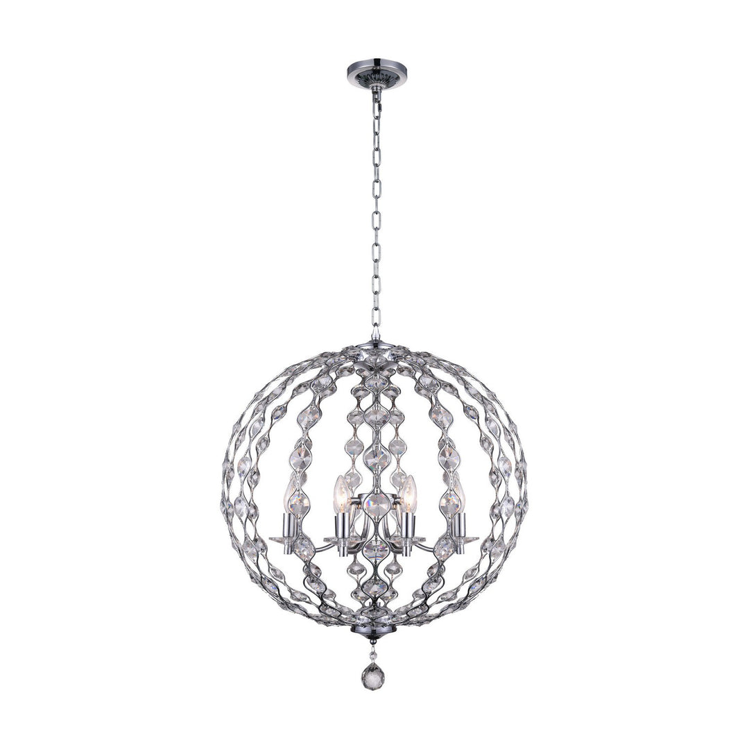 CWI Esia 9970p26-8-601 Chandelier Light - Chrome