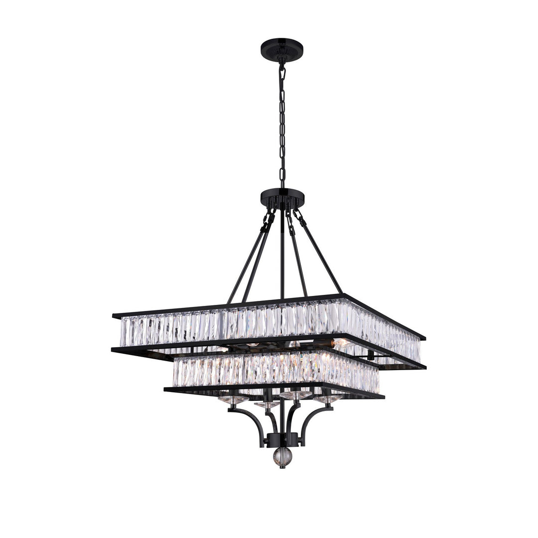 CWI Shalia 9972p23-8-101 Chandelier Light - Black