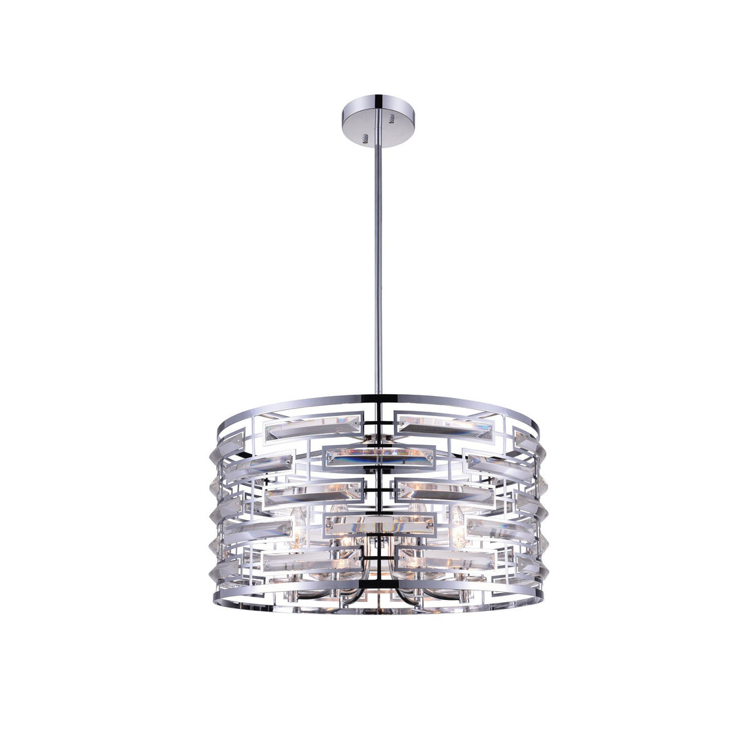 CWI Petia 9975p20-6-601 Chandelier Light - Chrome