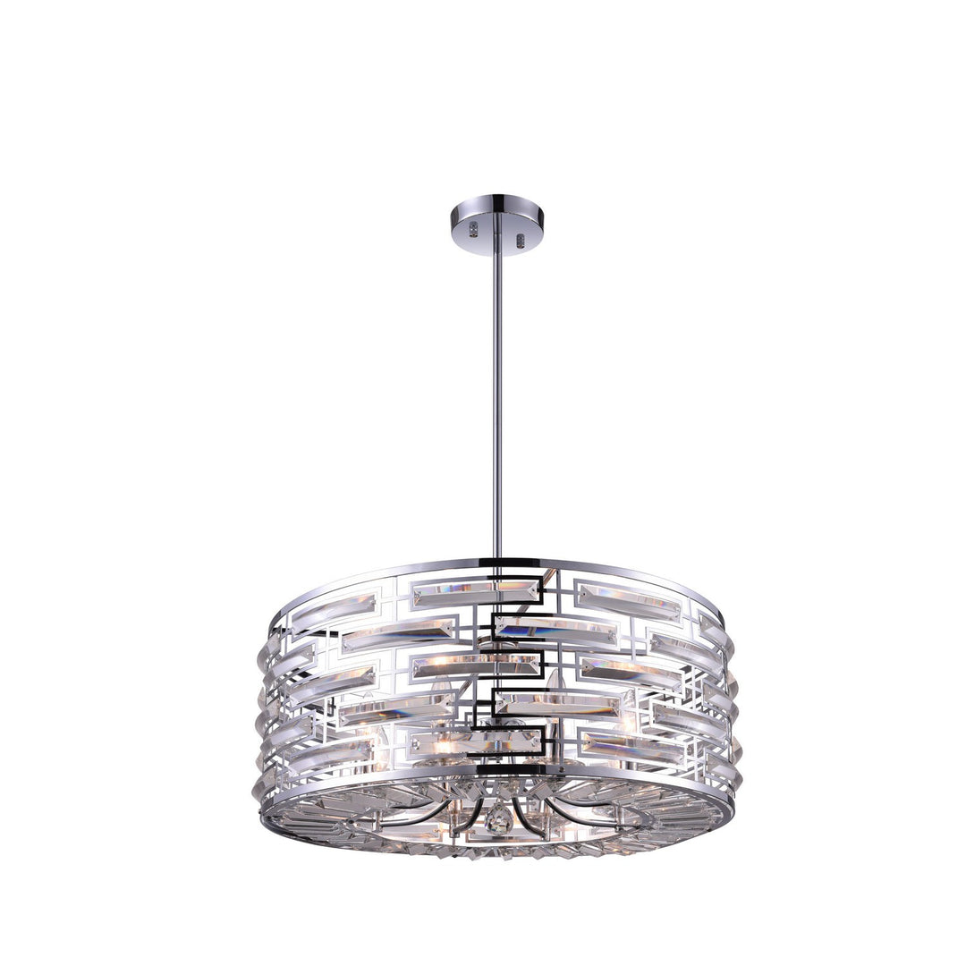 CWI Petia 9975p25-8-601 Chandelier Light - Chrome