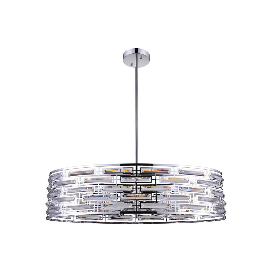 CWI Petia 9975p39-8-601 Pendant Light - Chrome