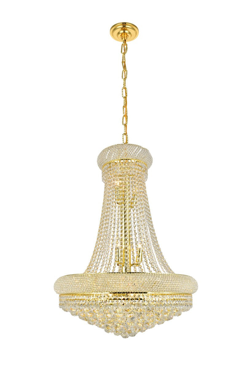 Elegant Primo V1800D28G/RC Chandelier Light - Gold