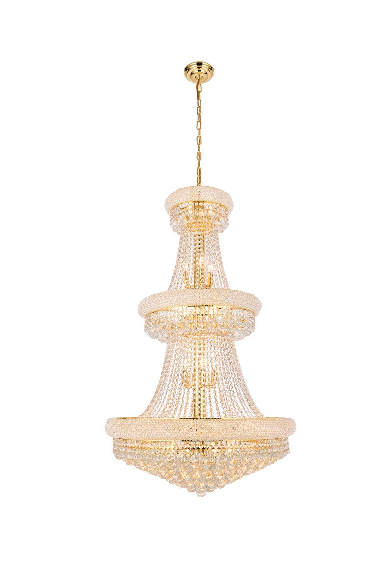 Elegant Primo V1800G30G/RC Chandelier Light - Gold