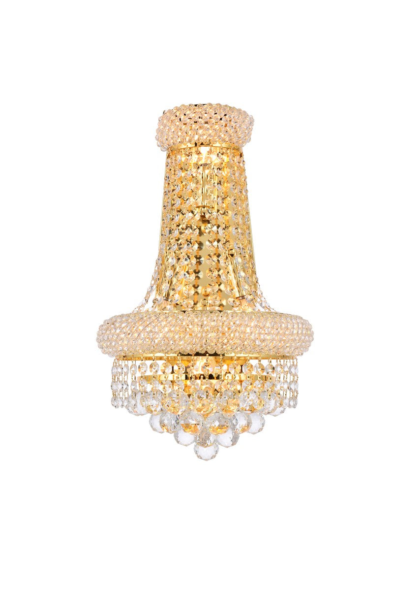 Elegant Primo V1800W12SG/RC Wall Sconce Light - Gold