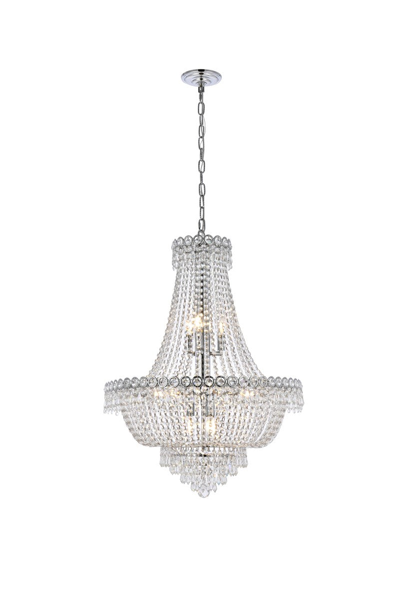 Elegant Century V1900D24C/RC Chandelier Light - Chrome