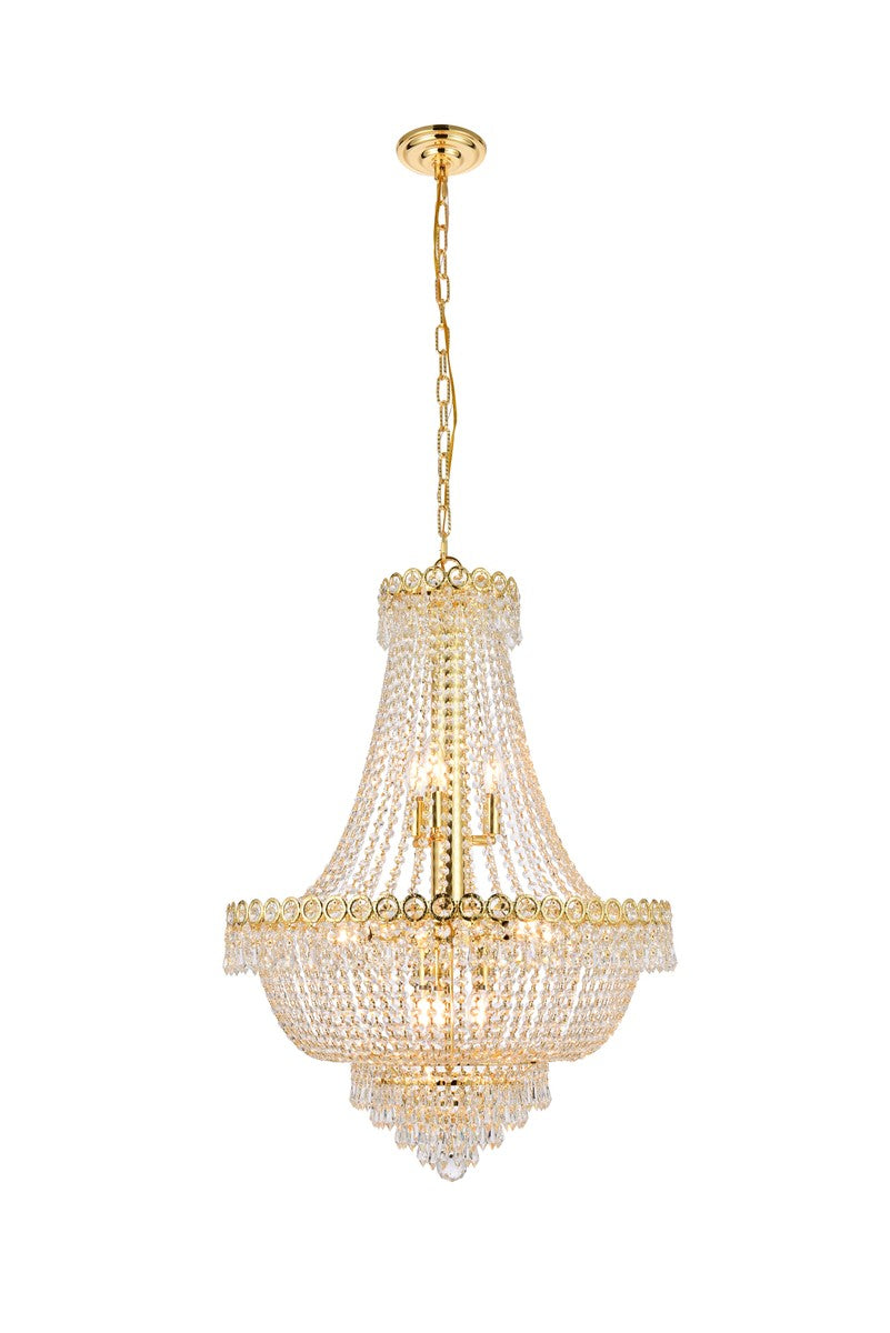 Elegant Century V1900D24G/RC Chandelier Light - Gold