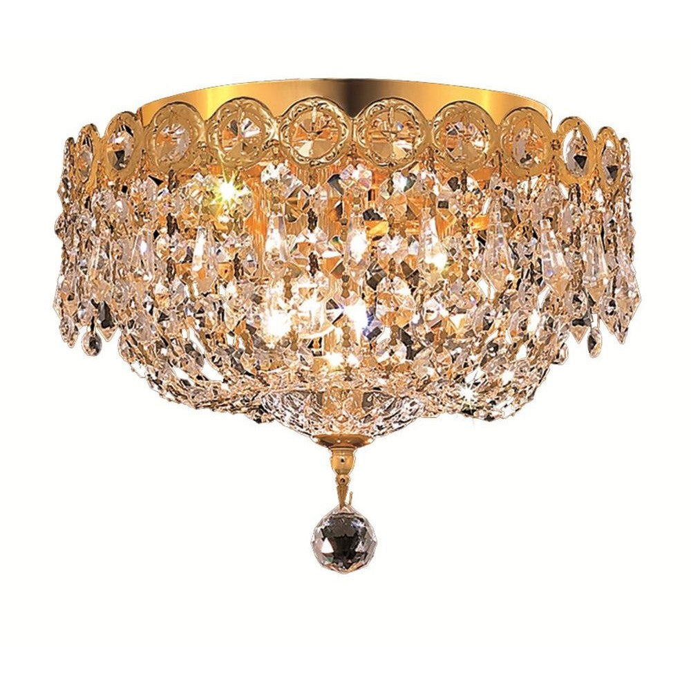 Elegant Century V1900F10G/RC Ceiling Light - Gold