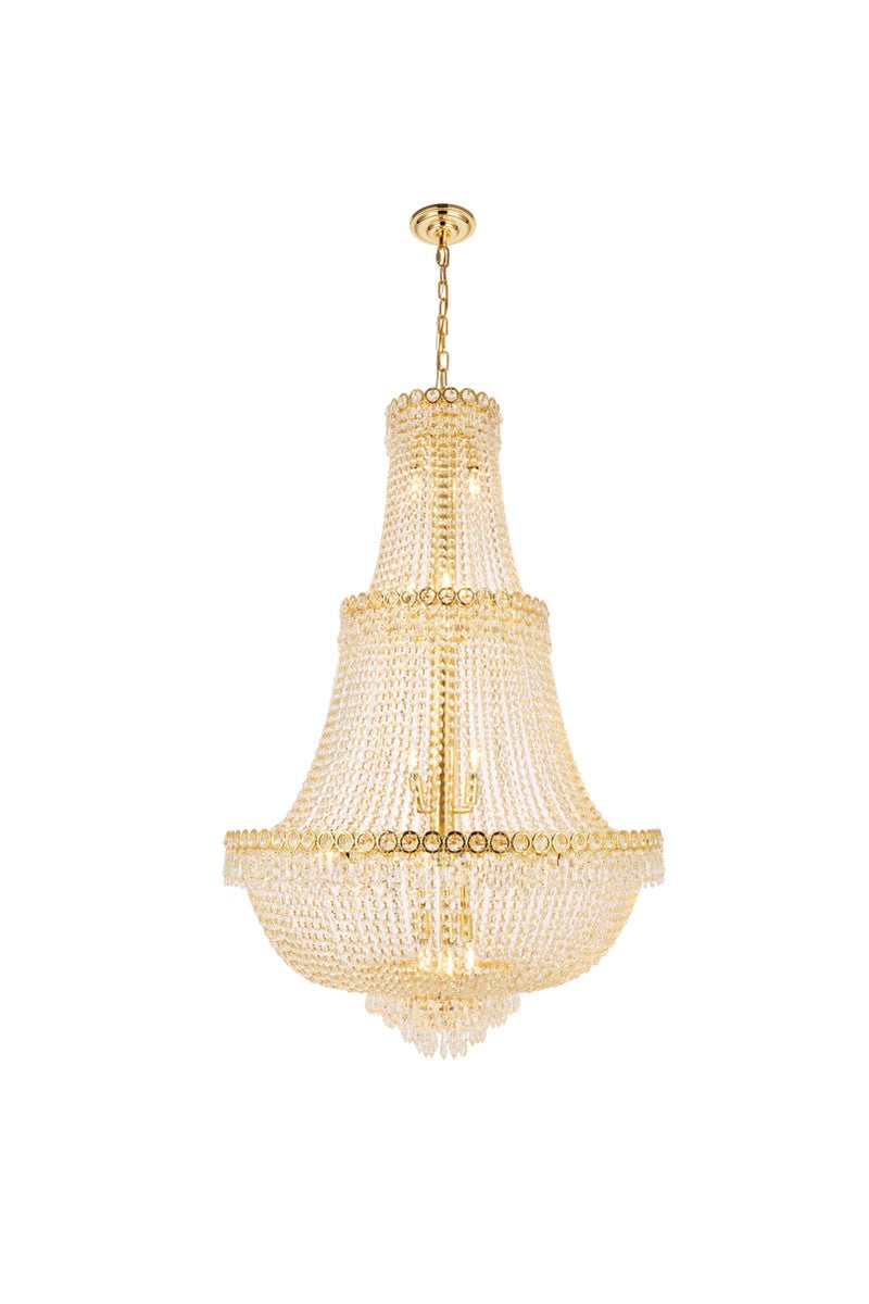 Elegant Century V1900G30G/RC Chandelier Light - Gold