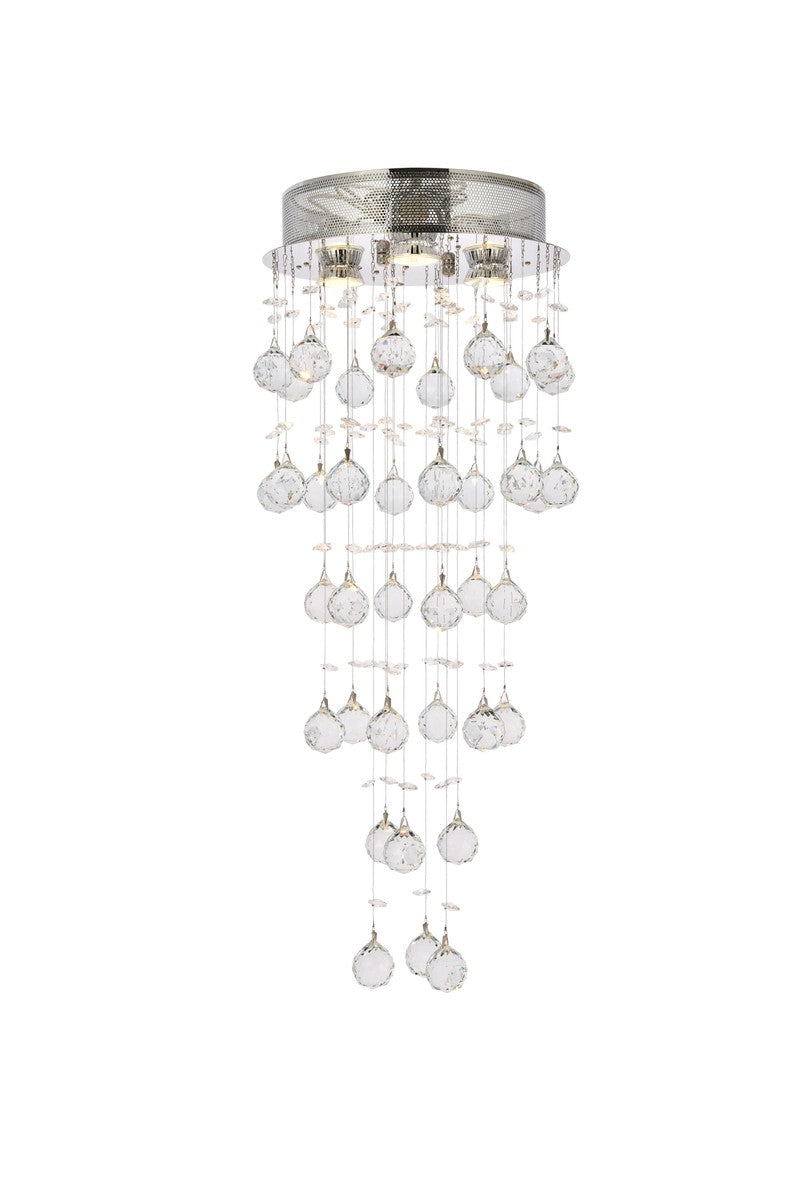 Elegant Galaxy V2006F12C/RC Chandelier Light - Chrome