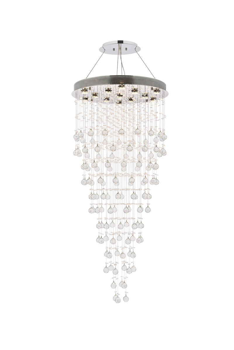 Elegant Galaxy V2006G28C/RC Chandelier Light - Chrome