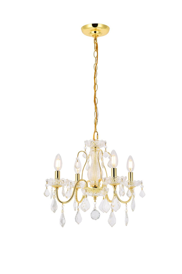 Elegant St. Francis V2015D17G/RC Chandelier Light - Gold