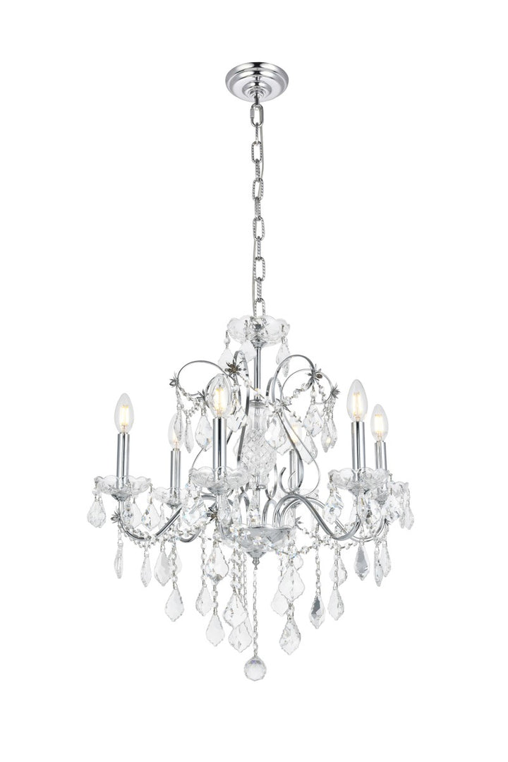 Elegant St. Francis V2015D24C/RC Chandelier Light - Chrome