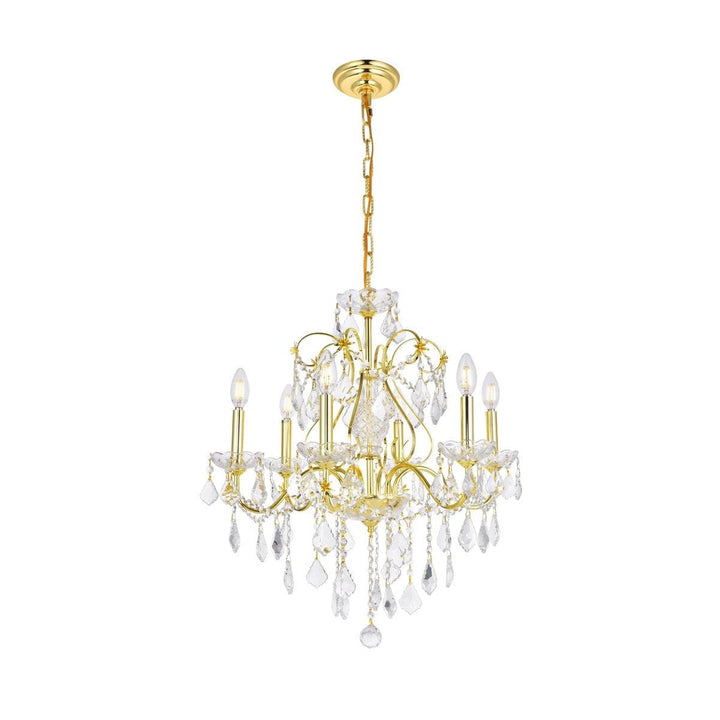 Elegant St. Francis V2015D24G/RC Chandelier Light - Gold