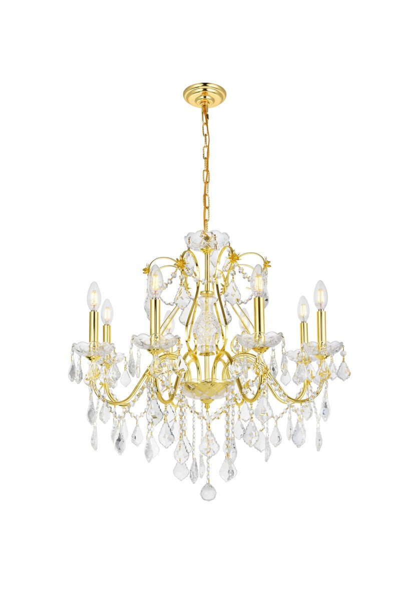 Elegant St. Francis V2015D26G/RC Chandelier Light - Gold