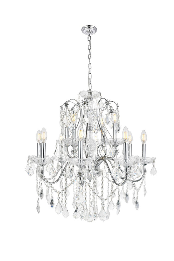 Elegant St. Francis V2015D28C/RC Chandelier Light - Chrome