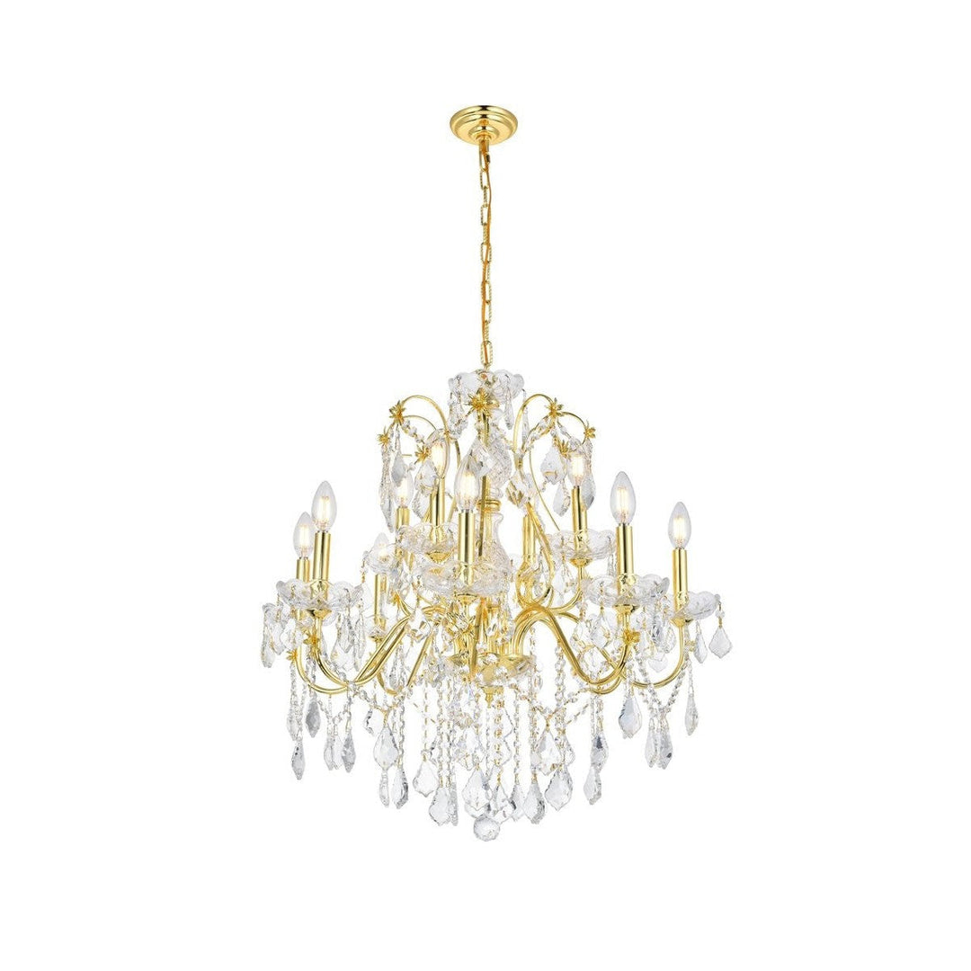 Elegant St. Francis V2015D28G/RC Chandelier Light - Gold