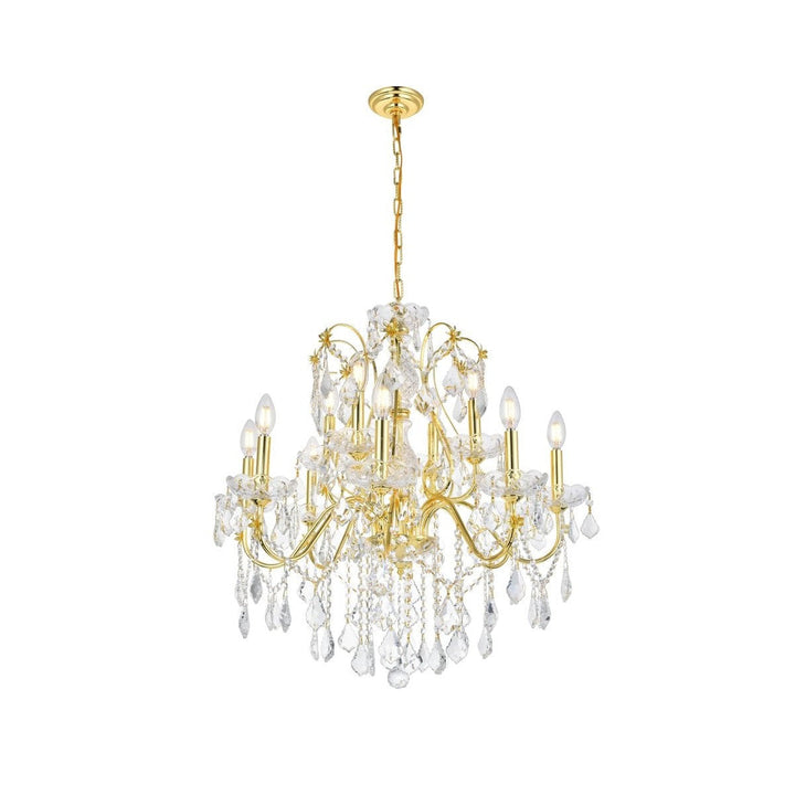 Elegant St. Francis V2015D28G/RC Chandelier Light - Gold