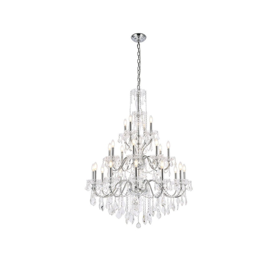 Elegant St. Francis V2015G36C/RC Chandelier Light - Chrome