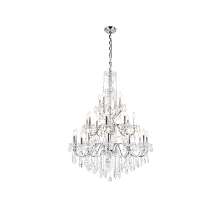 Elegant St. Francis V2015G36C/RC Chandelier Light - Chrome