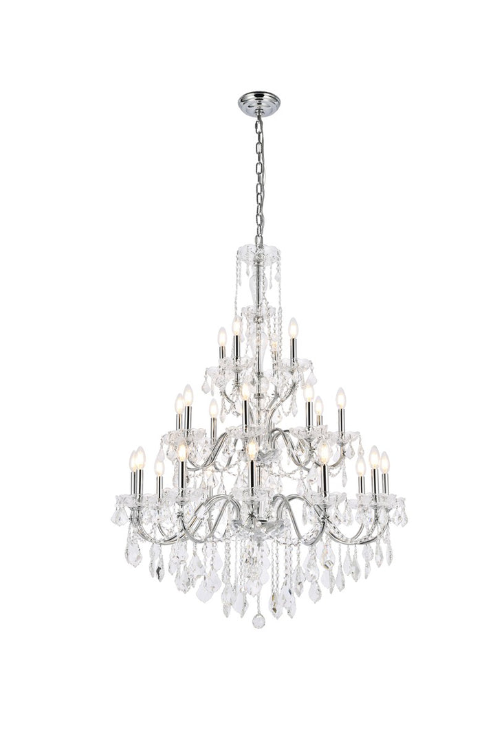 Elegant St. Francis V2015G36C/RC Chandelier Light - Chrome