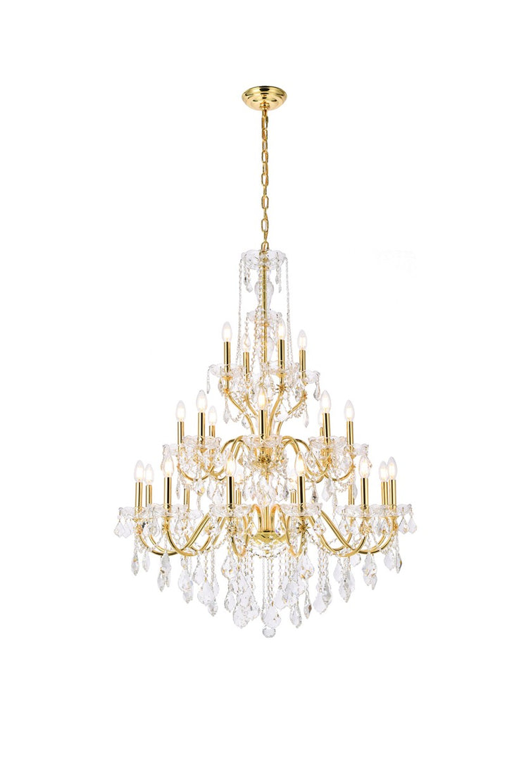 Elegant St. Francis V2015G36G/RC Chandelier Light - Gold