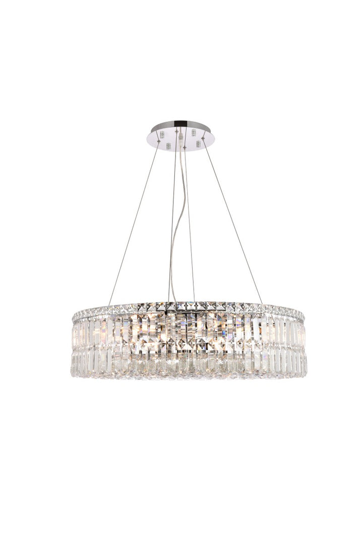 Elegant Maxime V2030D28C/RC Chandelier Light - Chrome