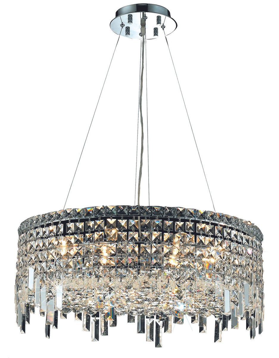 Elegant Maxime V2031D24C/RC Chandelier Light - Chrome