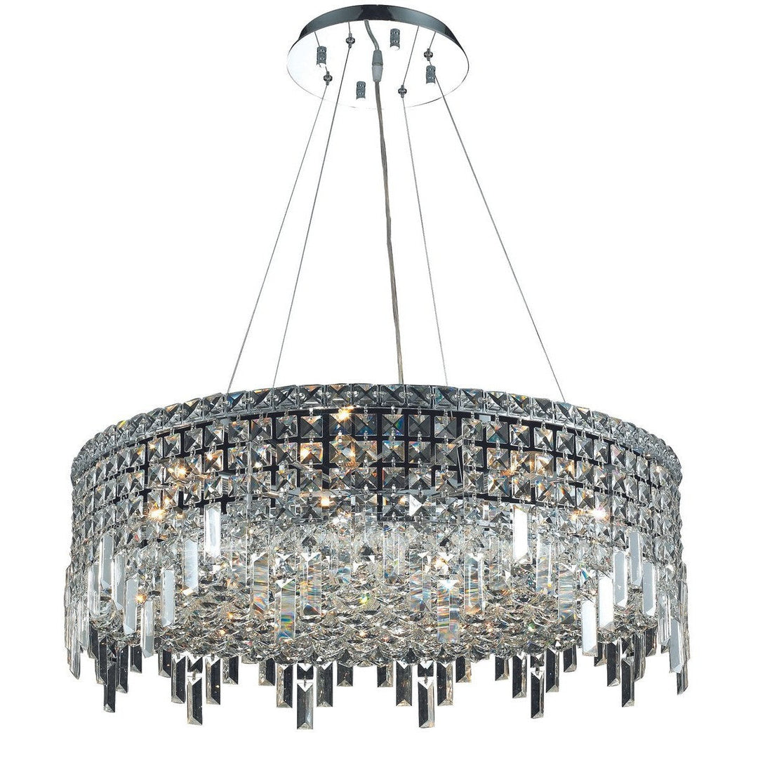 Elegant Maxime V2031D28C/RC Chandelier Light - Chrome