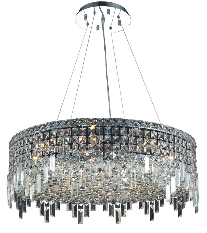 Elegant Maxime V2031D28C/RC Chandelier Light - Chrome