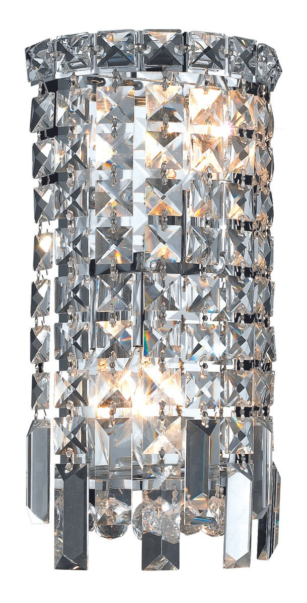 Elegant Maxime V2031W6C/RC Wall Sconce Light - Chrome