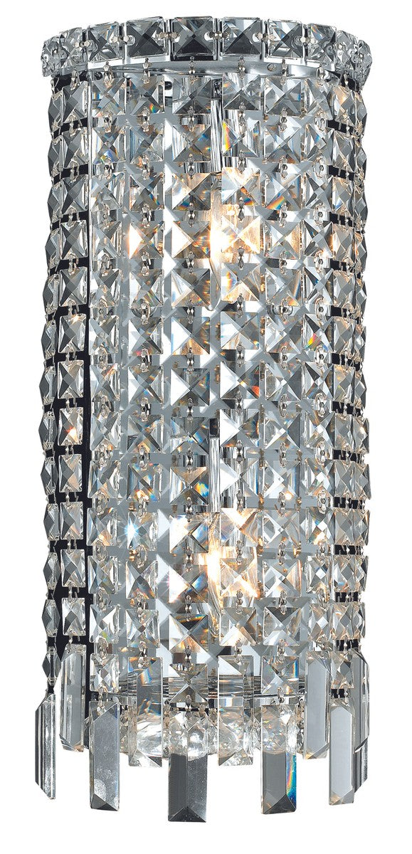 Elegant Maxime V2031W8C/RC Wall Sconce Light - Chrome