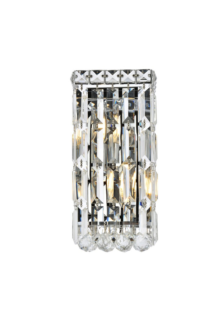 Elegant Maxime V2032W6C/RC Wall Sconce Light - Chrome