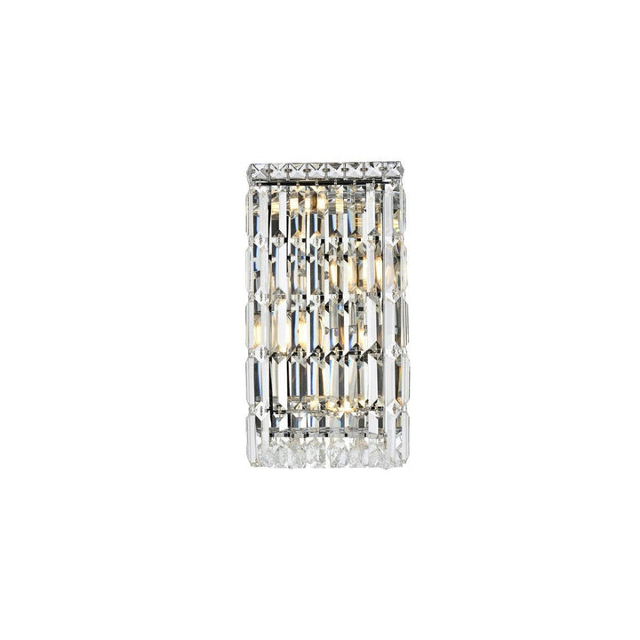 Elegant Maxime V2032W8C/RC Wall Sconce Light - Chrome