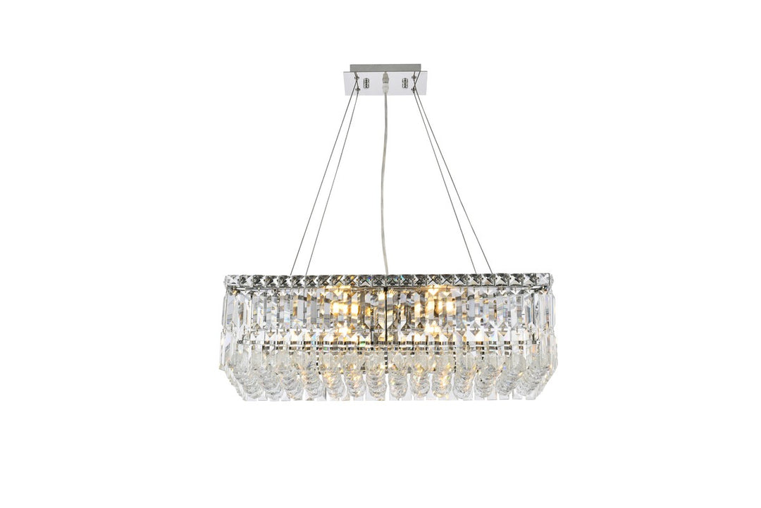 Elegant Maxime V2034D24C/RC Chandelier Light - Chrome