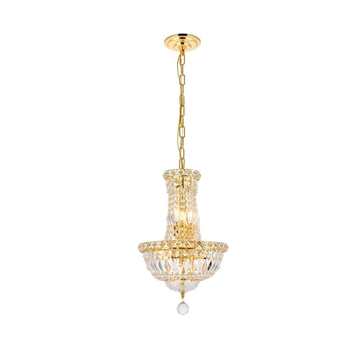 Elegant Tranquil V2528D12G/RC Chandelier Light - Gold