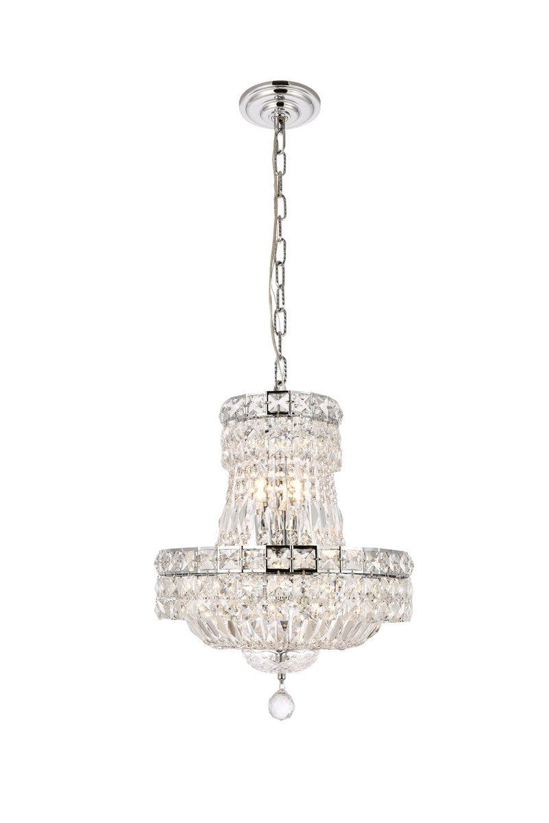 Elegant Tranquil V2528D14C/RC Chandelier Light - Chrome