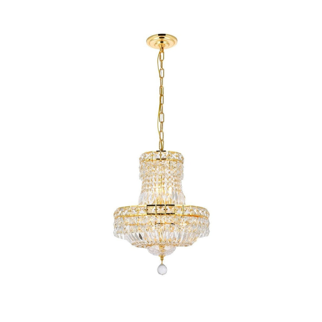 Elegant Tranquil V2528D14G/RC Chandelier Light - Gold