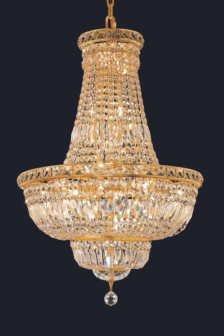 Elegant Tranquil V2528D22G/RC Chandelier Light - Gold